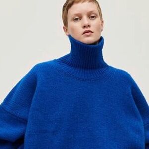 NWOT Babaa No17 Turtleneck Jumper in Winterskies